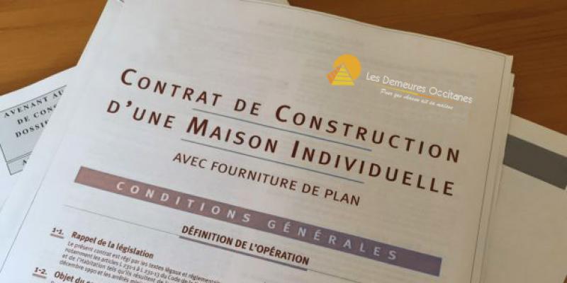 Le contrat de construction de maison individuelle